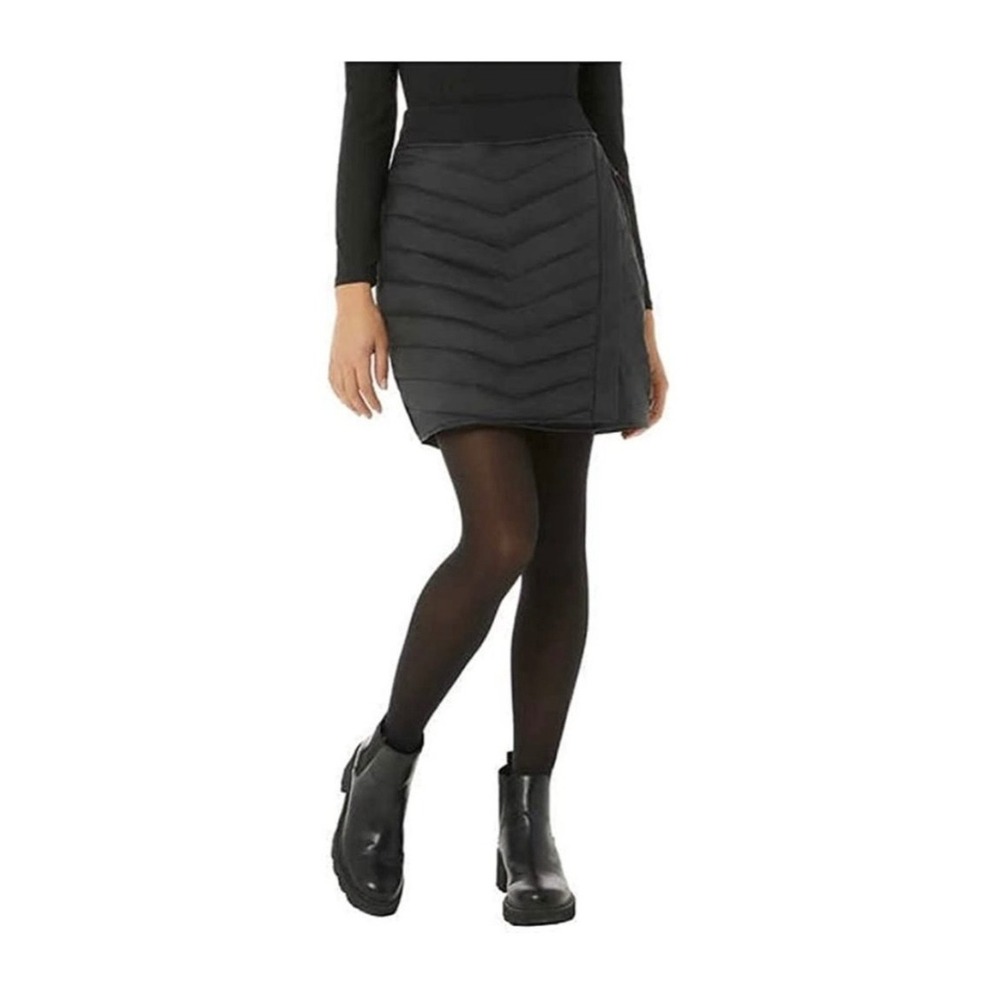 Aventure Women's Fleece Lined Quilted Down Skirt in‎ Black Size Small